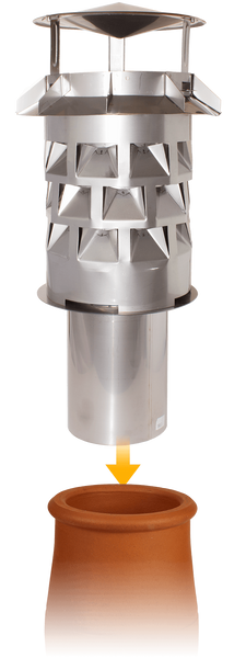 Cowl - Windkat Cowl For Chimney Pots